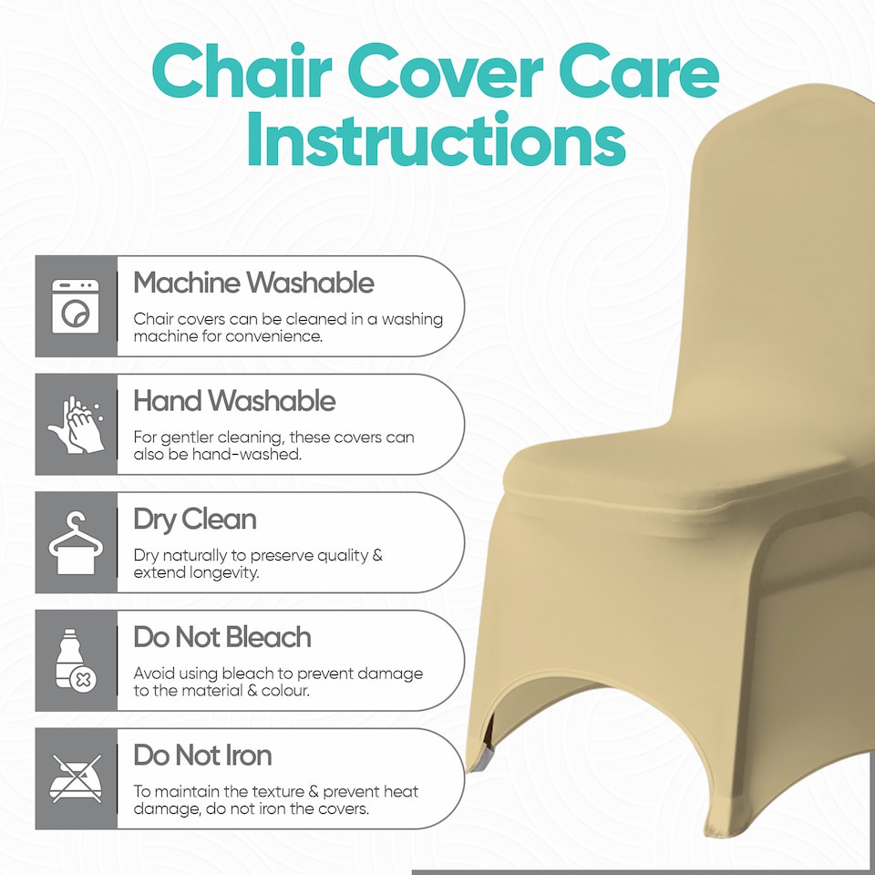 image 1 of Chair Cover Spandex Polyester Stretch Fabric Dining Slipcovers - 10pcs