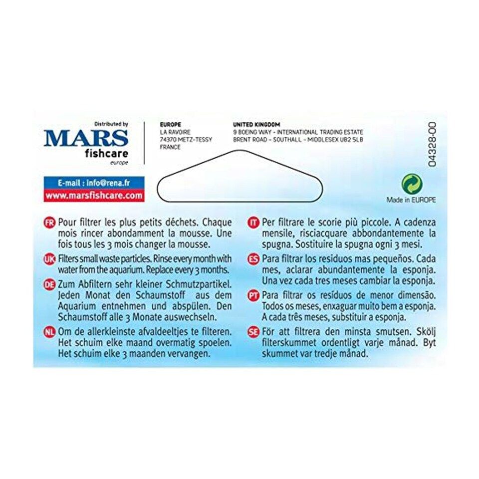 image 1 of API SuperClean 40 Foam Pad 30ppi Aquarium Care Product Aquarium & Fish Supplies