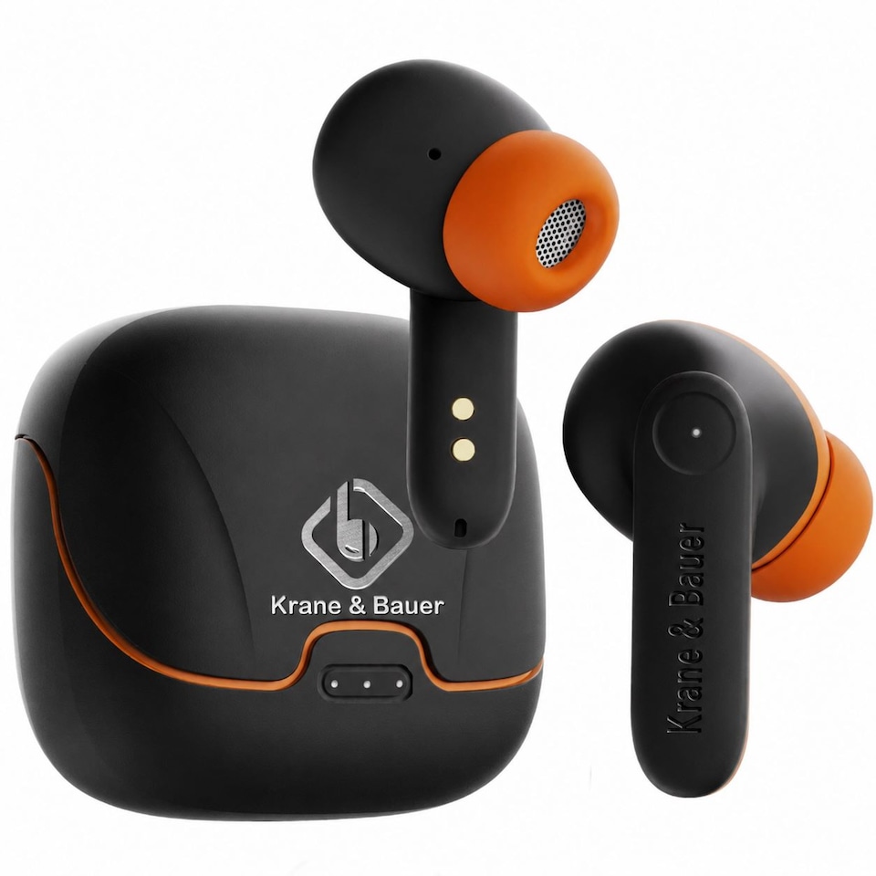 image 1 of Krane & Bauer Blizzard II Wireless In-Ear Headphones, Black