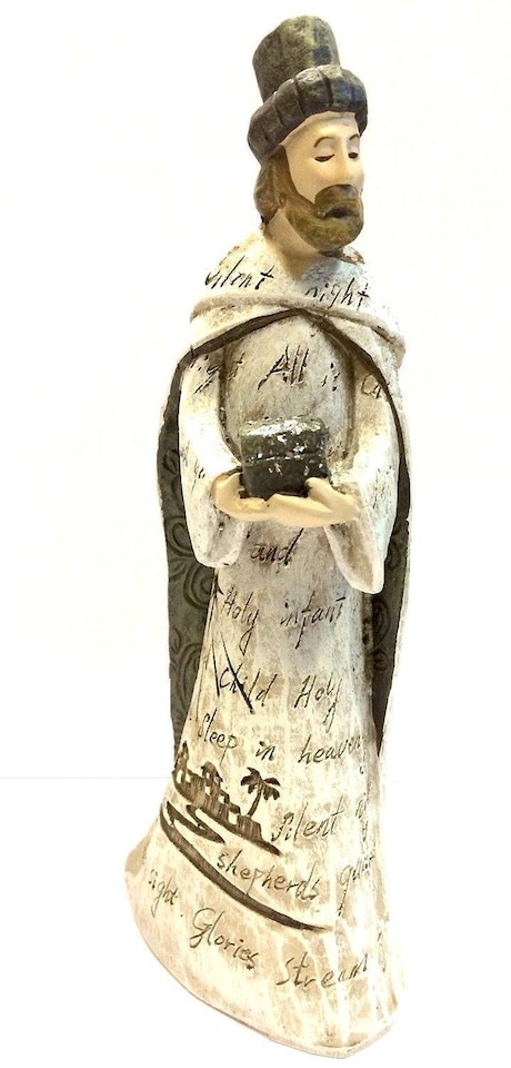 image 1 of Set Of 5 Christmas Nativity Scene Figurine Ornament Statues