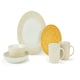 image 1 of 20pc Betsy Amber & White Dinner Set
