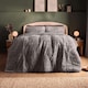 image 1 of Silentnight Teddy Fleece Coverless Duvet Set | Grey
