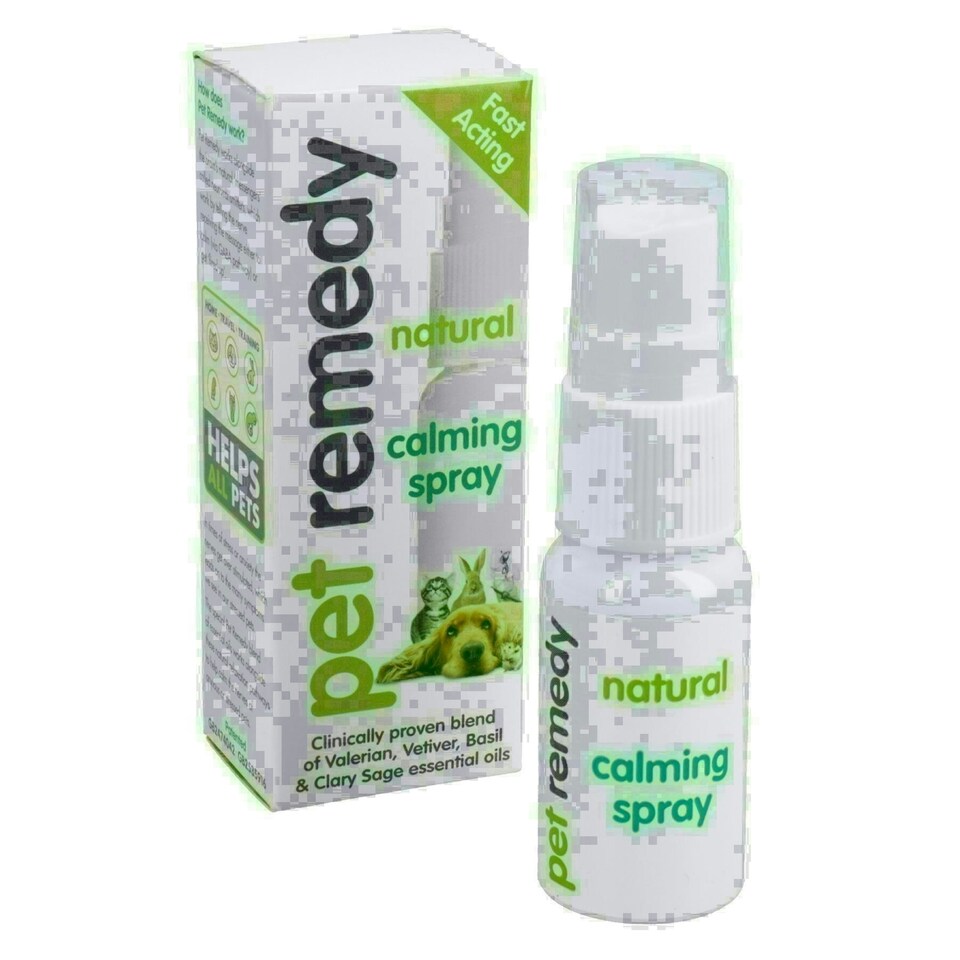 image 1 of 15ml Pet Remedy Natural Mini Calming Spray Dog Cat Pets Anxiety Stress Relief