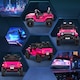 image 9 of AIYAPLAY Kids Ride On Car, 12V Electric Car for Kids with 4 Spring Suspension Wheels, Parental Remote Control, Music Horn LED Lights, Pink