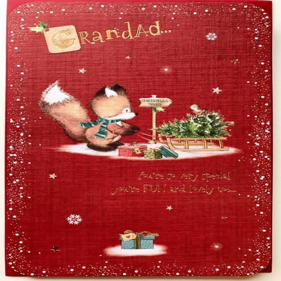 image 1 of GRANDAD - You're Special Fun and Lovely too Christmas Greeting Card