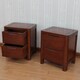 image 2 of Ledbury Bedside Cabinet - Mahogany Wood - L41 x W50 x H60 cm