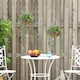 image 9 of HOMCOM Set of 2 Artificial Plants, Lavender Flowers in Basket, Purple