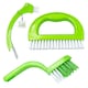 image 3 of Grout & Tile Cleaning Brush Set 3 in 1 Tool for Cleaning Bathroom Tiles and Showers