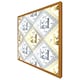 image 4 of Egyptian hieroglyphs in gold & silver (Picture Frame) Brown | XS