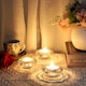 image 2 of Glass Tealight Holders | Clear | 3