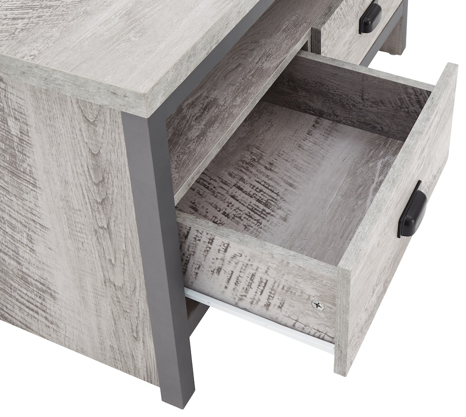 image 1 of Boston Corner TV Unit | Grey | Grey