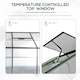 image 6 of Outsunny Walk-in Greenhouse Garden Polycarbonate Aluminium w Smart Window 6x6ft