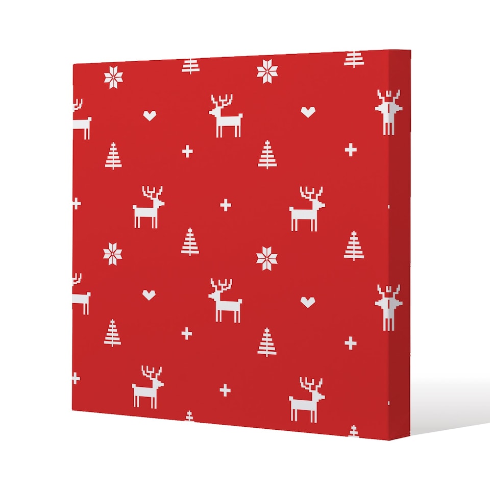Norway christmas festive sweater (canvas) / 46 x 46 x 4cm | Multi