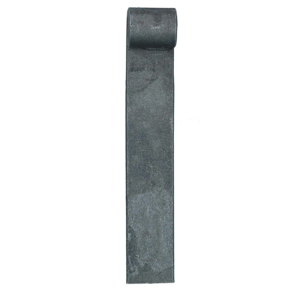 image 1 of Trailer Truck Tailgate Strap Hinge Self Colour 12.5mm Pin Weld On 150mm 6pc Grey