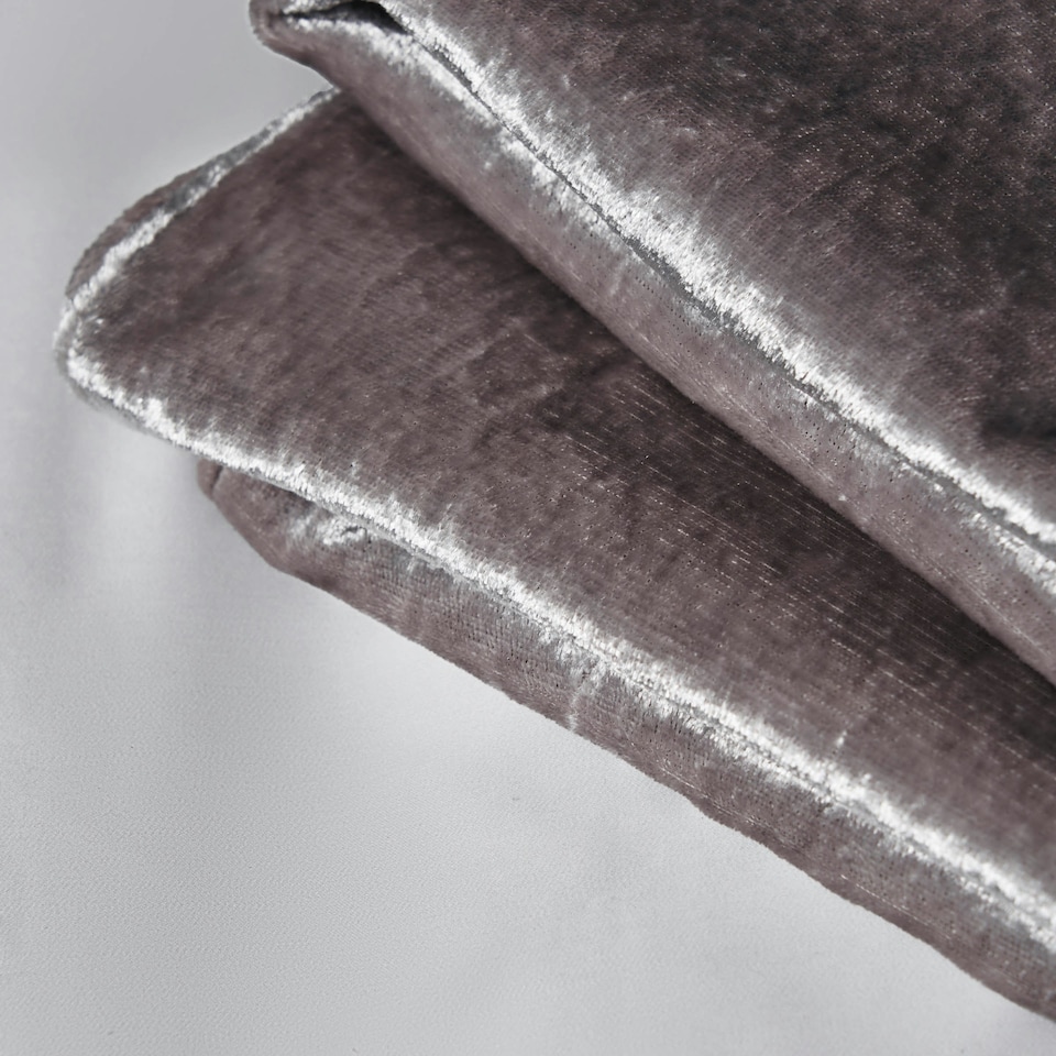 image 1 of BHS Crushed Velvet Throw, Silver Grey | Silver