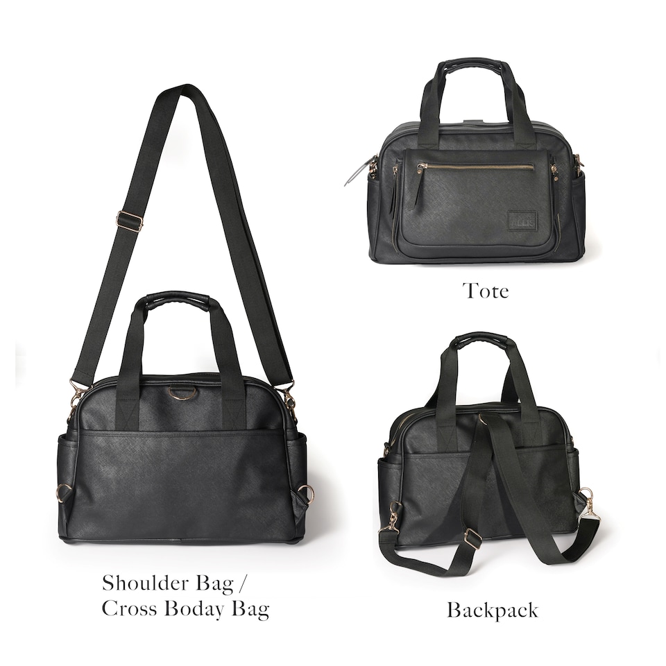 image 1 of Allis Baby Plus Changing Bag with Changing Mat - Black