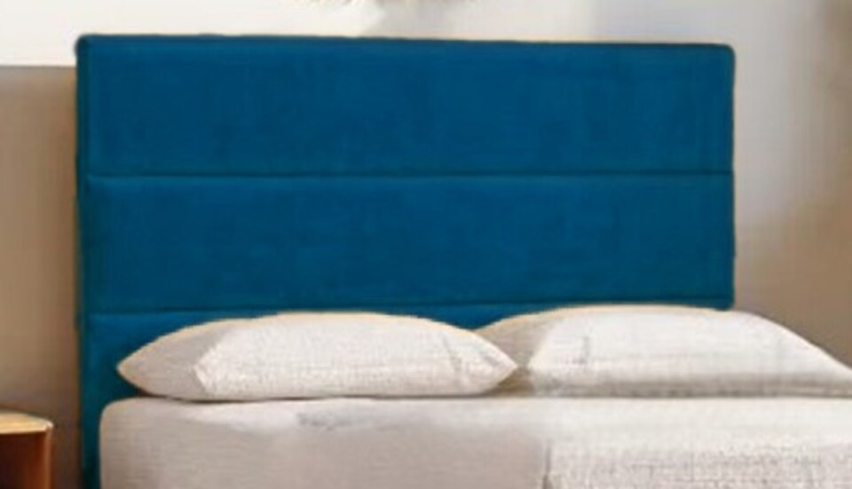 image 1 of York Plush Bed With Mattress, 2 Drawers Same Side & Headboard