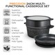 image 2 of Tower T900190 24Cm Multi-Function Casserole Black