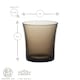 image 3 of Duralex Lys Tumbler Glasses - 210ml - Creole - Pack of 6