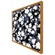 image 5 of White, black & purple flowers (Picture Frame) White | L