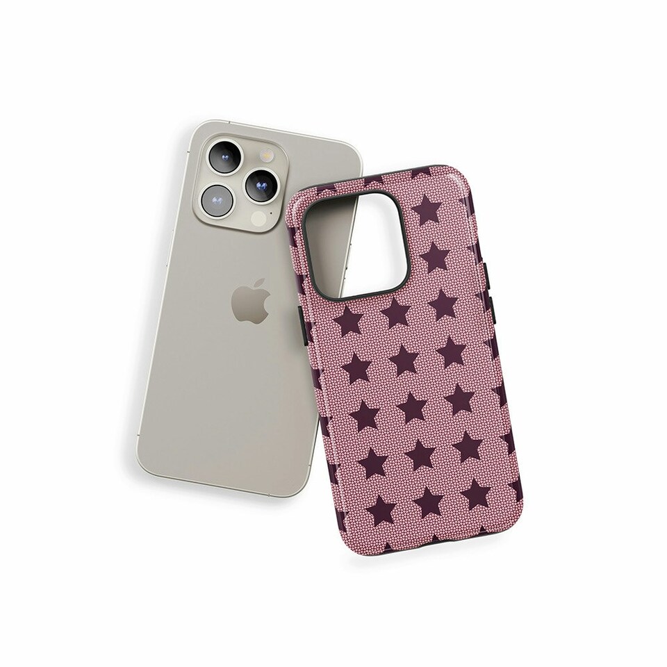 image 1 of Burgundy Stars Phone Case | Multi | iPhone 13 Pro
Slim | iPhone 13 Pro
Slim