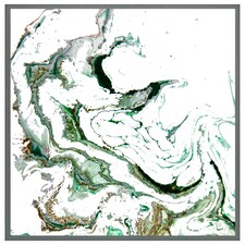 Green marble (Picture Frame) Grey | M