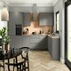 image 2 of 3 Drawer Base Unit 800mm w/ J-Pull Cabinet Door - Ultra Matt Dust Grey Grey | Ultra Matt Dust Grey