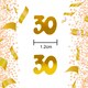 image 4 of 30th Confetti Gold 14G 4PK