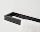 image 6 of House of Home Wall Mounted Black Towel Holder 20cm Rectangle Rail