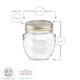 image 3 of Bormioli Rocco Quattro Stagioni Glass Preserving Jars - 500ml - Clear - Pack of 4