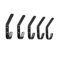 Stubbs Hat & Coat Hooks (Set Of 5) - Black - One Size
