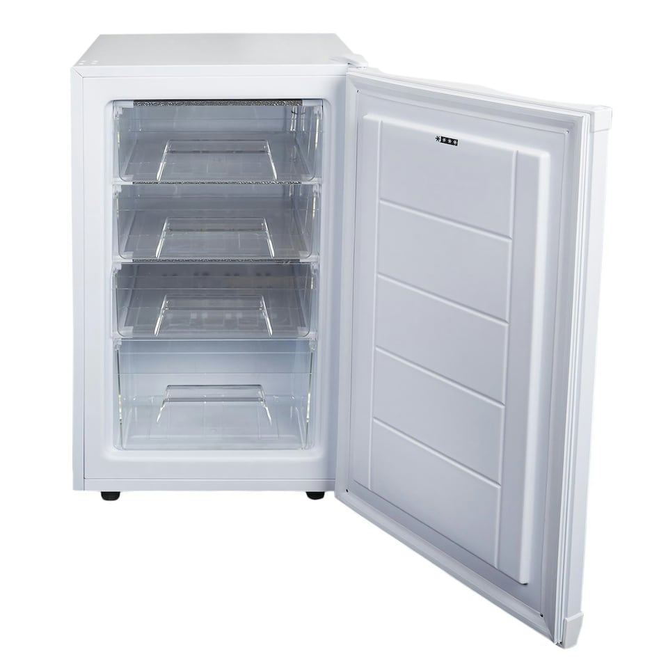 image 1 of SIA UCF50WH 50cm White Freestanding Under Counter Freezer 80L White