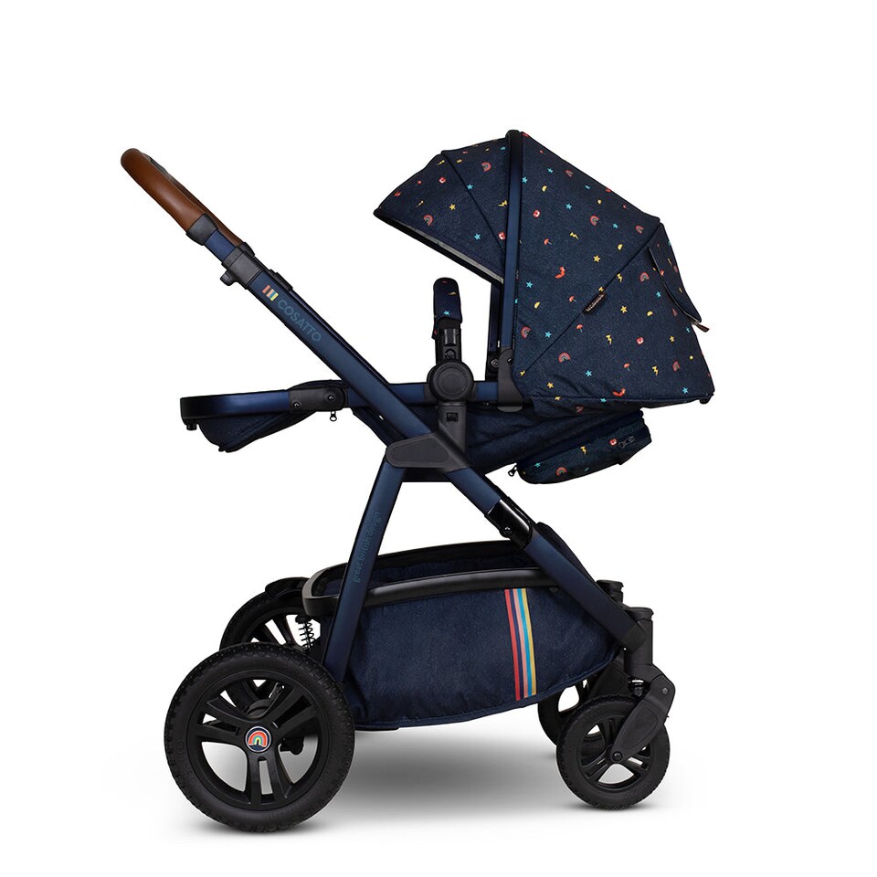 image 1 of Cosatto Wow 3 Pram and Pushchair Carrycot and Reversible Seat, All Terrain Travel System