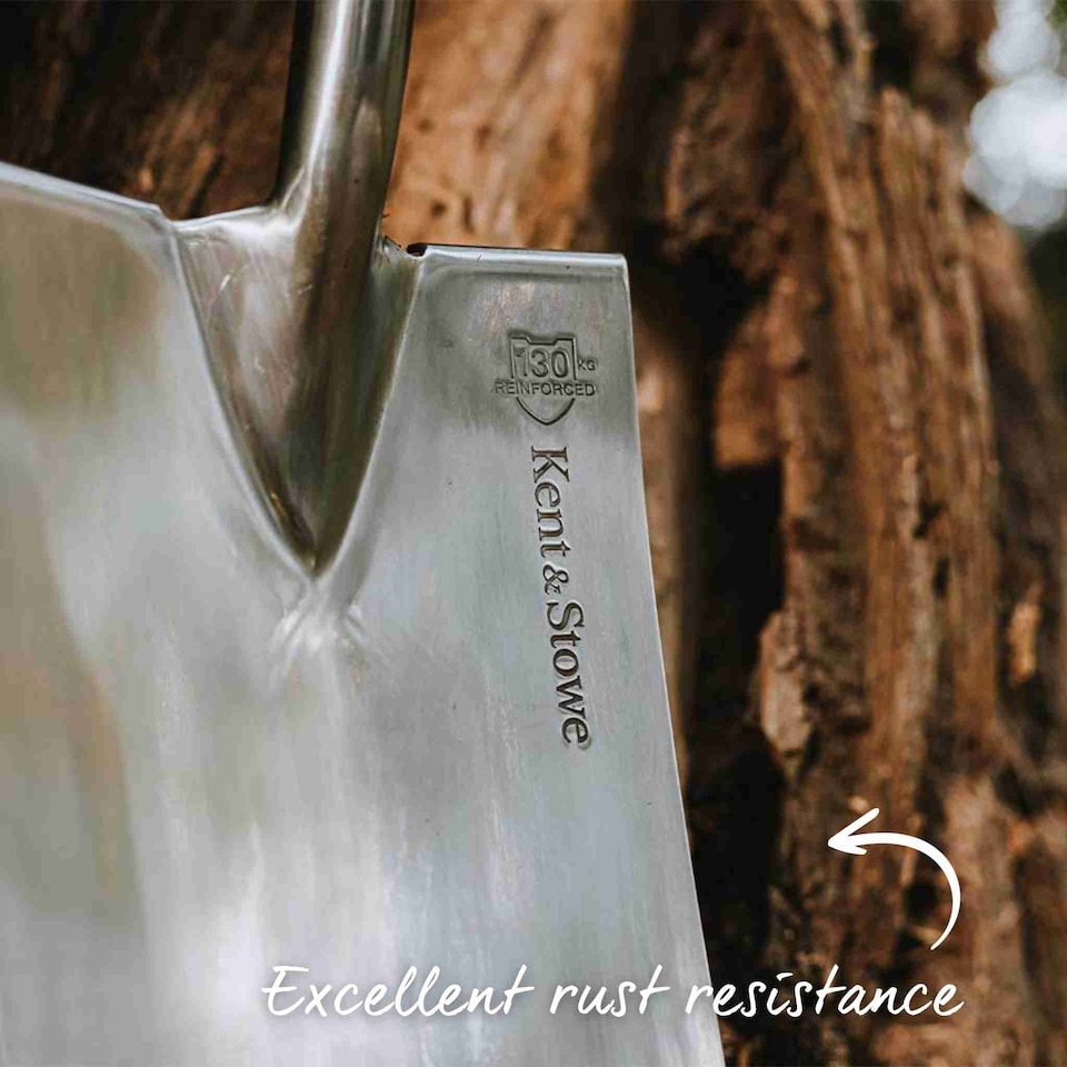image 1 of Kent & Stowe - Stainless Steel Capability Digging Spade | Grey | 1 x Digging Spade