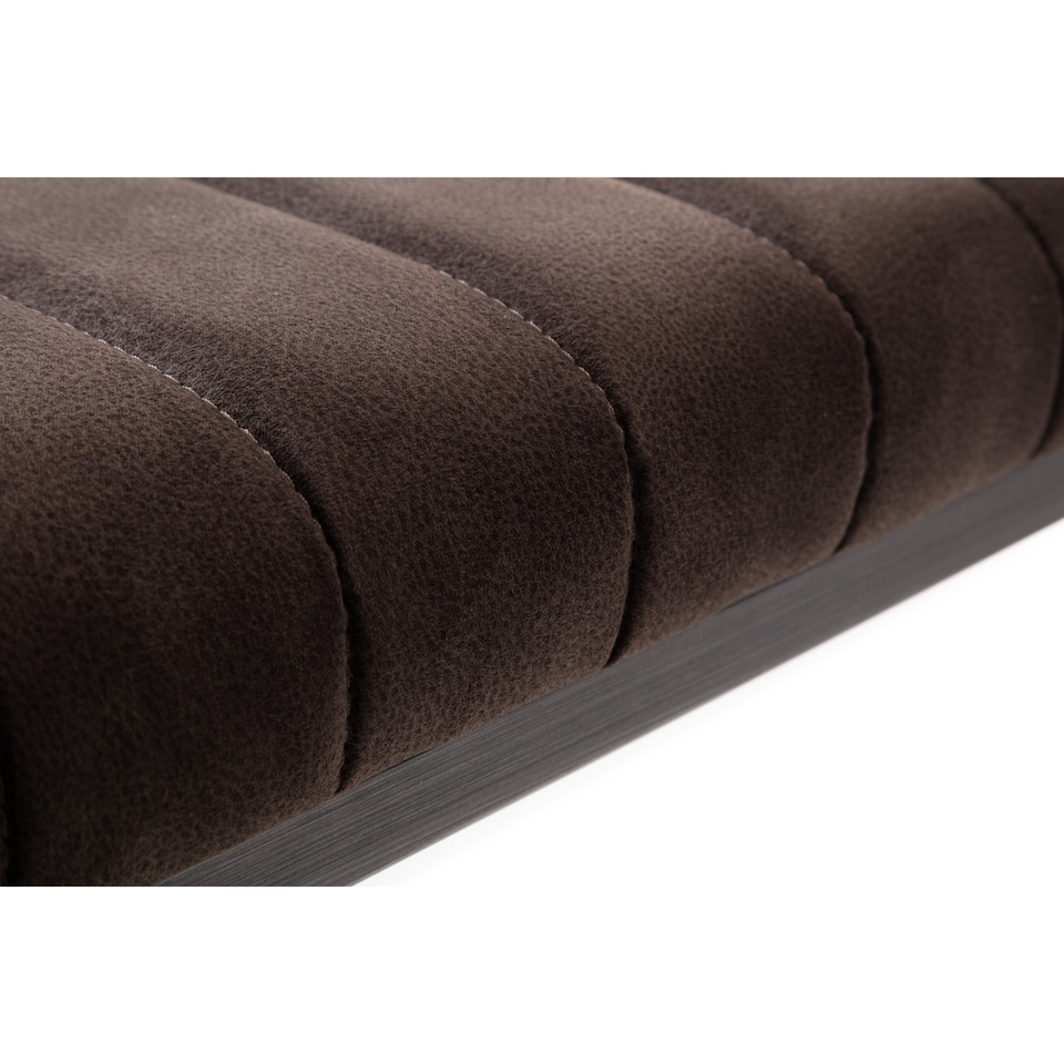 image 1 of Brooklyn Upholstered Bench - Charcoal
