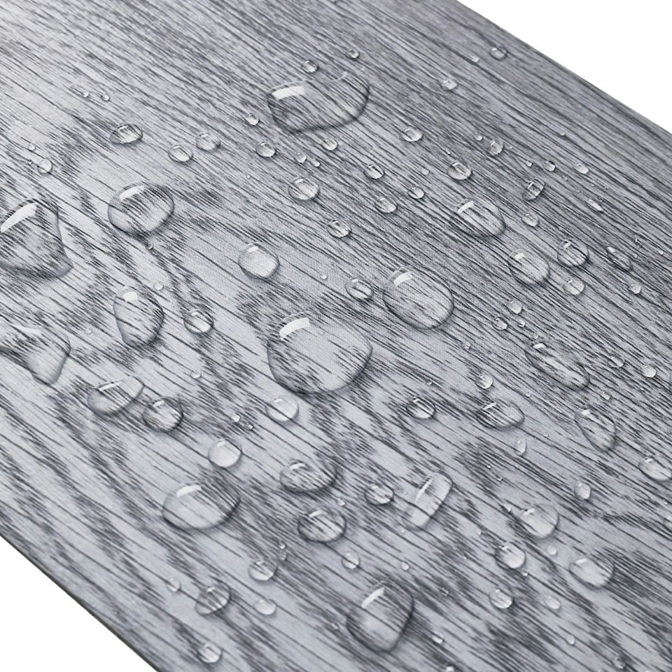 image 1 of Living and Home Realistic Wood Effect Flooring Plank 36 Pcs - Grey | Grey