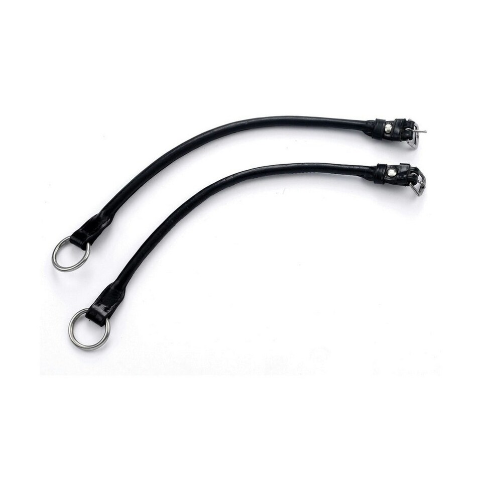Hy Leather Gag Cheeks (One Pair) - Black - One Size