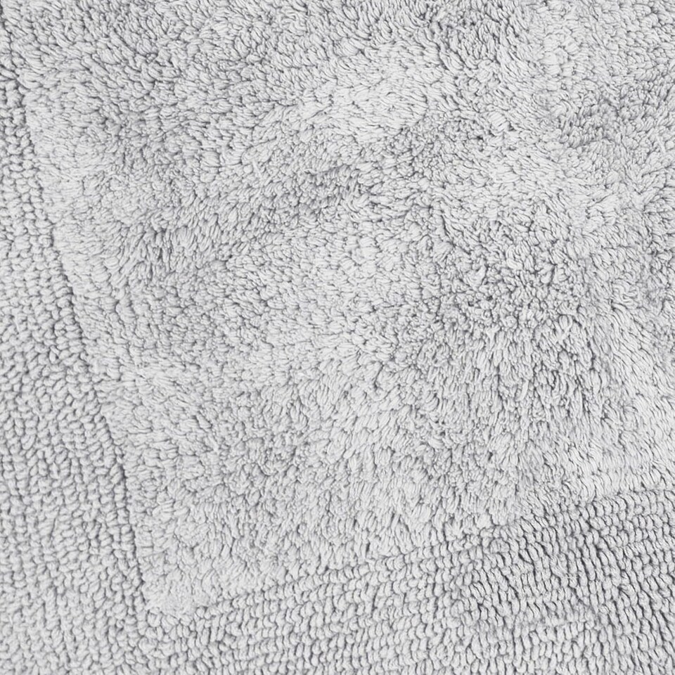 image 1 of Heavyweight Reversible Pedestal Toilet Mat - Dove Grey