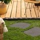 image 7 of Nicoman Natural Stepping Stone Rubber Garden Decoration Grey - Pack of 1 | Grey | Grey | Pack of 1