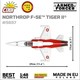 image 7 of Northrop F-5E Tiger II brick plane model - COBI 5857 - 351 bricks