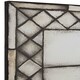image 2 of Interiors by Premier Cross Frame Wall Mirror Black
