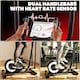 image 6 of SPORTNOW Quiet Magnetic Elliptical Cross Trainer with Bluetooth