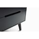 image 5 of Retro Anthracite Bedside Chest - 2 Drawers