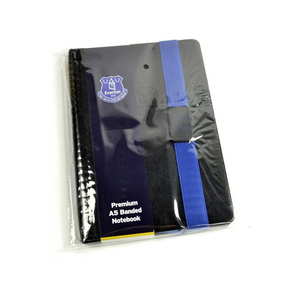 image 1 of Everton FC Premium A5 Notebook - Black/Royal Blue - A5