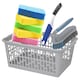 image 2 of 3 x Multipurpose Plastic Handy Storage Basket Cool Grey For Organisation