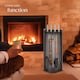 image 7 of Log Burner Accessories - 5-piece set, poker, tongs, broom, shovel, holder