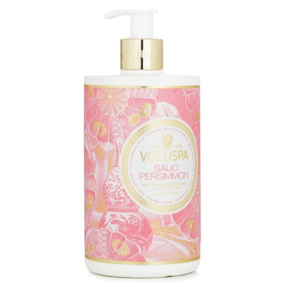 image 1 of Saijo Persimmon Hand Lotion - Persimmon, Peach & Jasmine 081722 - 450ml/15.2oz