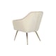 image 6 of Armchair DKD Home Decor Cream Golden Metal 74 x 74 x 90 cm Cream
