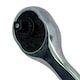 image 3 of 1/4" Drive Curved Ratchet Socket Driver Quick release 72 Teeth Soft Grip Handle