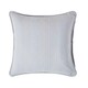 image 1 of Homescapes Cotton Rajput Ribbed Silver Grey Cushion Cover - 60 x 60 cm | Grey | 60 x 60 cm | 1